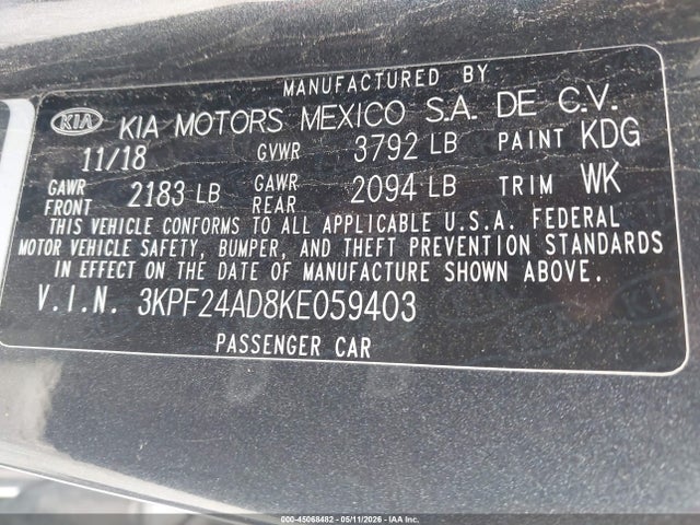 Kia Forte Lxs