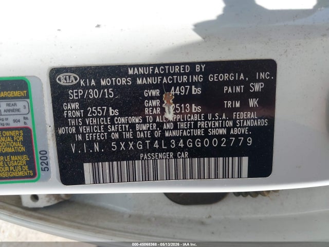 Kia Optima Lx