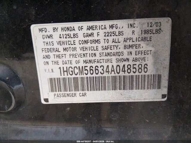 Honda Accord 2.4 Ex
