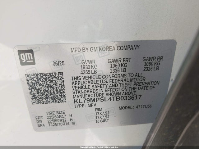 Chevrolet Trailblazer Fwd Lt