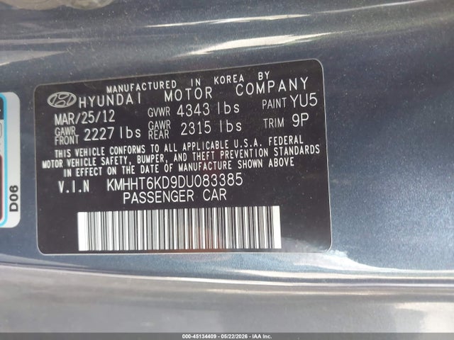 Hyundai Genesis 2.0t Premium