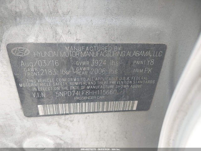 Hyundai ELANTRA Se