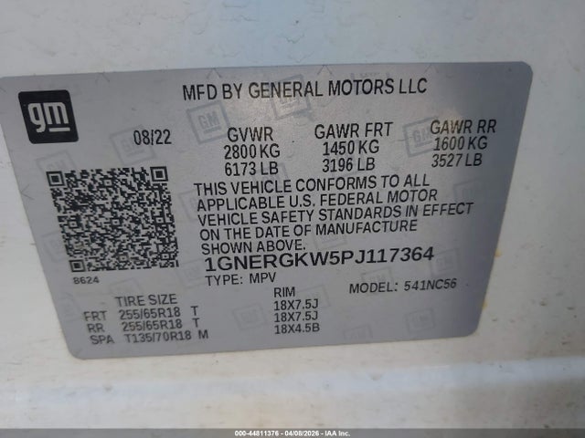 Chevrolet Traverse Fwd Lt Cloth