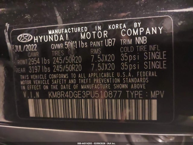Hyundai PALISADE Sel