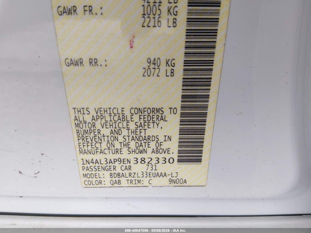 Nissan Altima 2.5 S