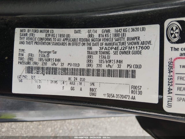 Ford Fiesta Se