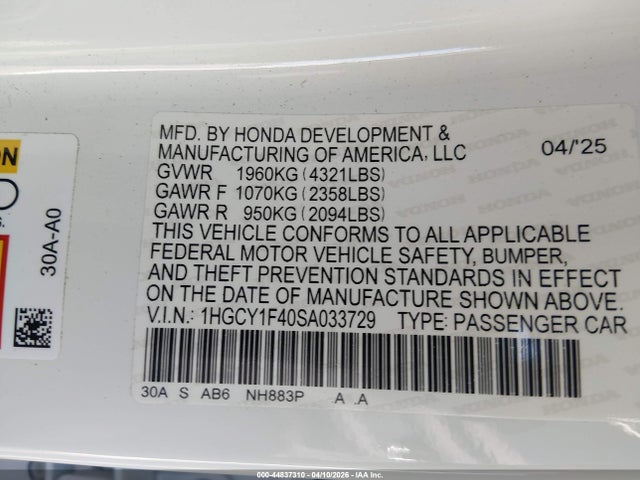 Honda Accord Se