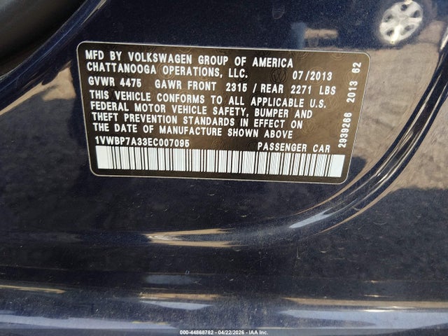 Volkswagen Passat 2.5l Se