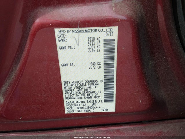 Nissan Altima 2.5 Sv