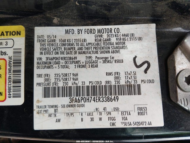 Ford Fusion Se