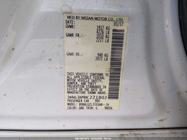 Nissan Altima 2.5 S