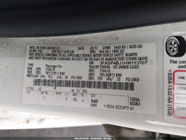 Ford Fiesta Se