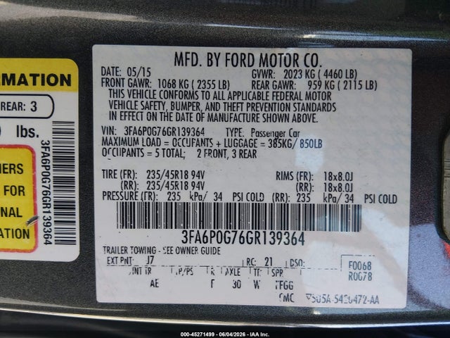 Ford Fusion S