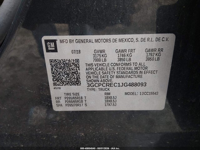 Chevrolet Silverado 1500 1lt