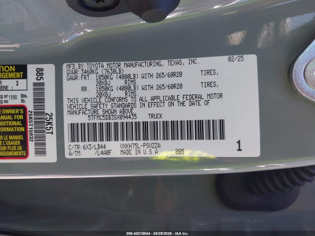 Toyota Tundra 1794 Edition Crewmax 5.5' Bed
