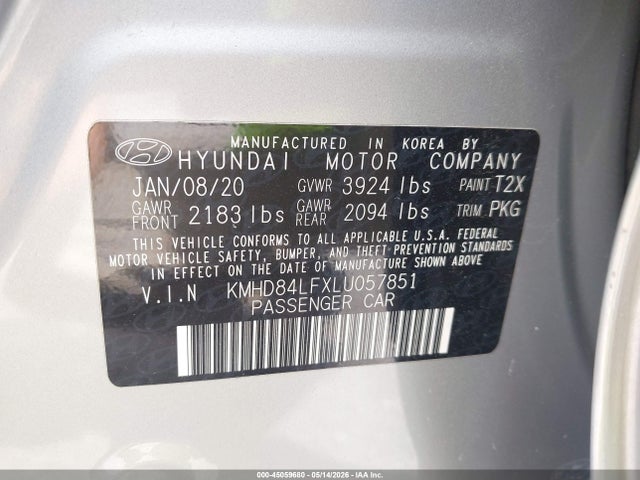 Hyundai ELANTRA Sel