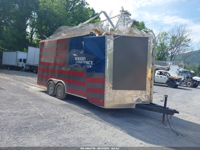 Salvage Freedom Pa3 20ft Enclosed Trailer Image