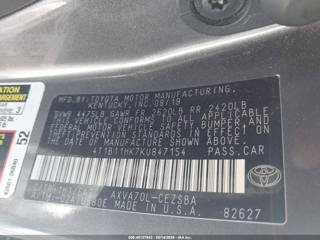 Toyota Camry Se