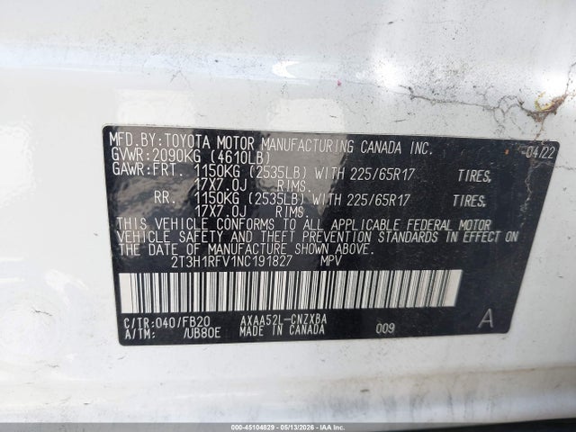 Toyota RAV4 Le