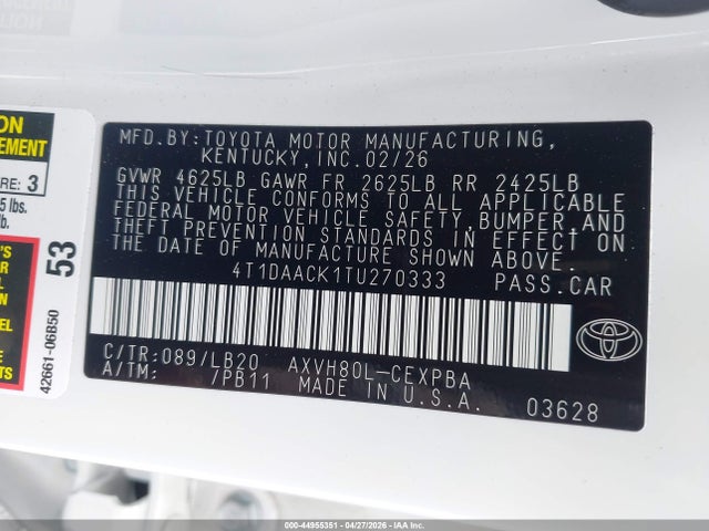 Toyota Camry Xse