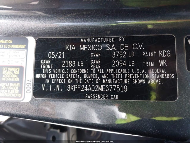 Kia Forte Fe