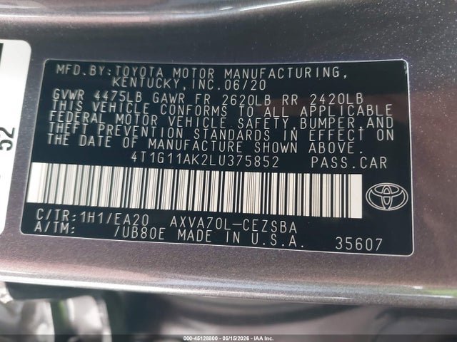 Toyota Camry Se