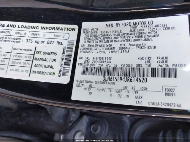 Lincoln MKZ Reserve