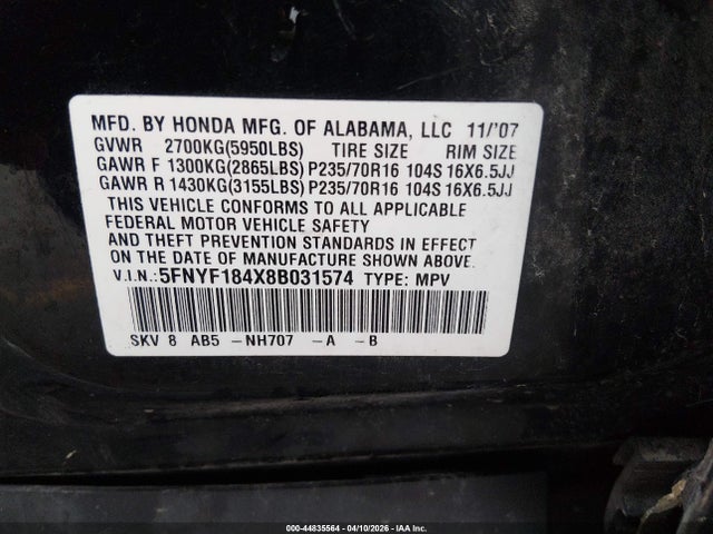 Honda Pilot Ex
