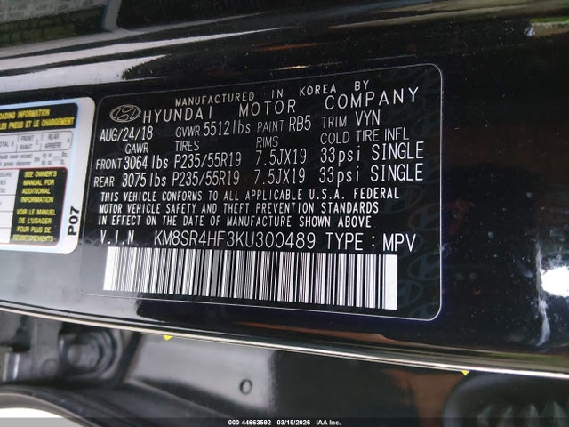 Hyundai SANTA FE Limited Ultimate