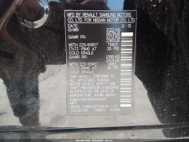 Nissan Rogue Sv