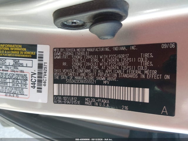 Toyota Sienna Xle