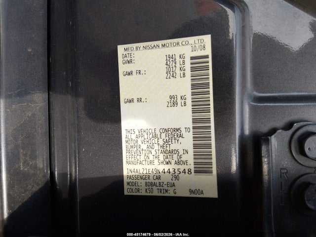 Nissan Altima 2.5 S