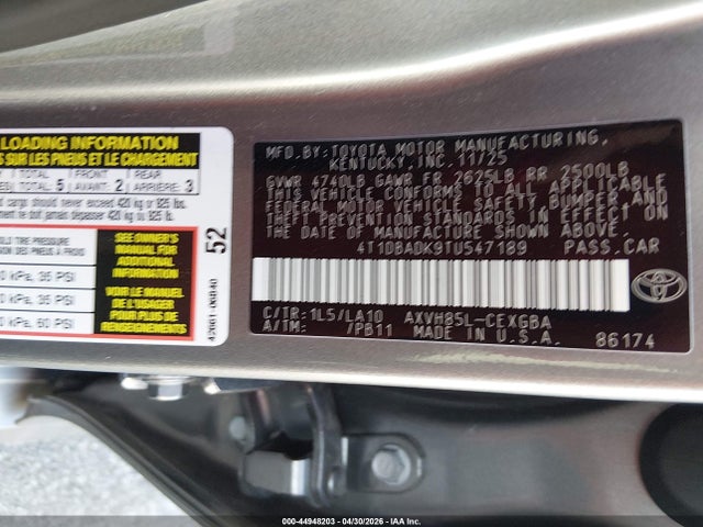 Toyota Camry Xle
