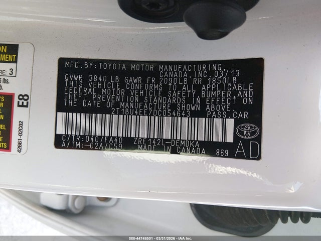 Toyota Corolla L