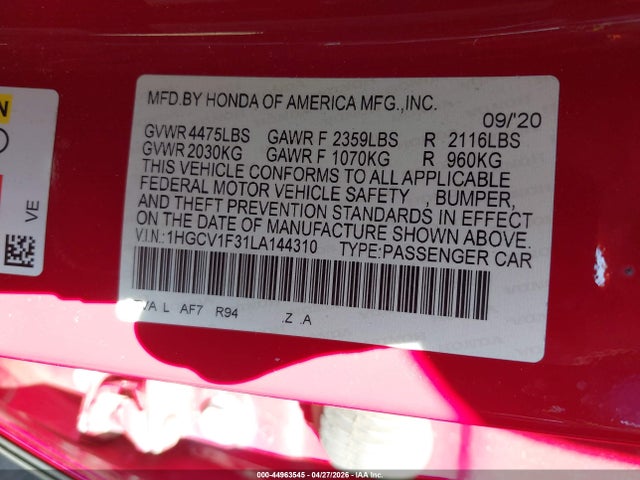 Honda Accord Sport