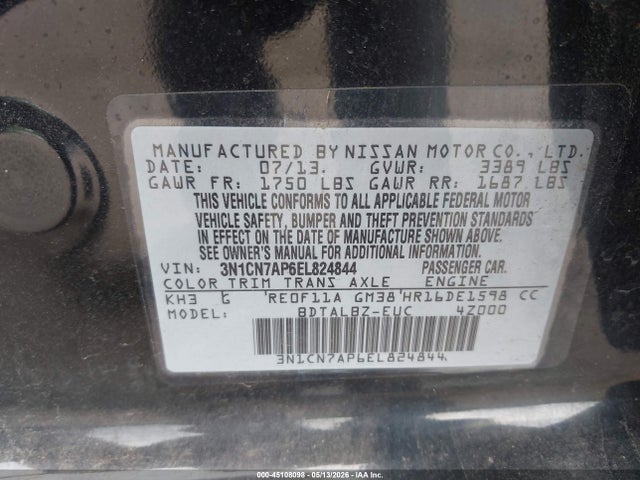 Nissan Versa 1.6 Sv