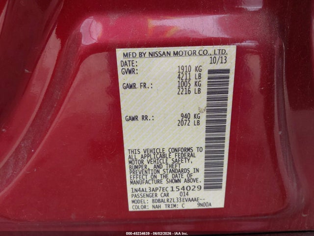 Nissan Altima 2.5 S