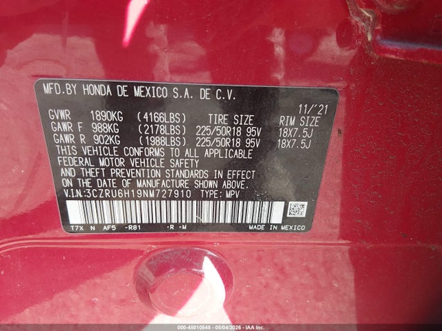 Honda HR-V Awd Sport