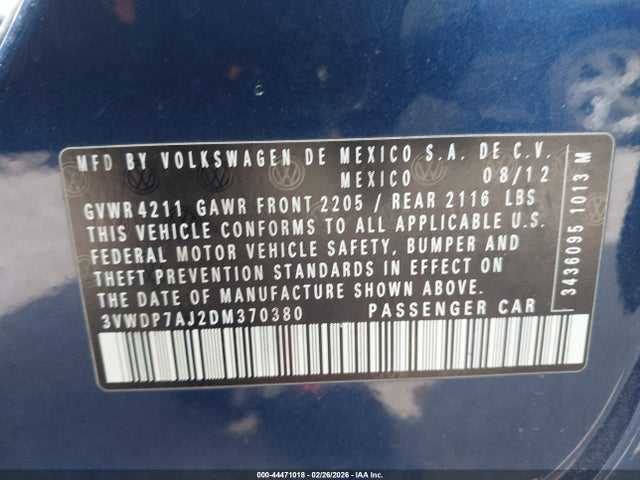 Volkswagen Jetta 2.5l Se