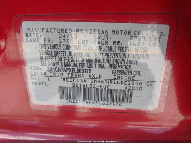 Nissan Versa 1.6 Sv