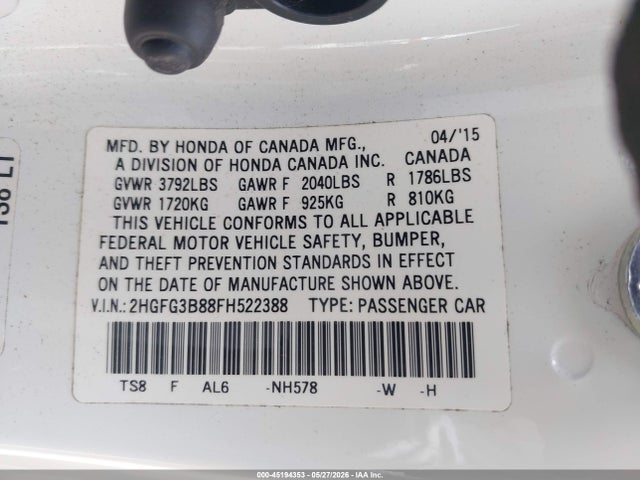 Honda Civic Ex