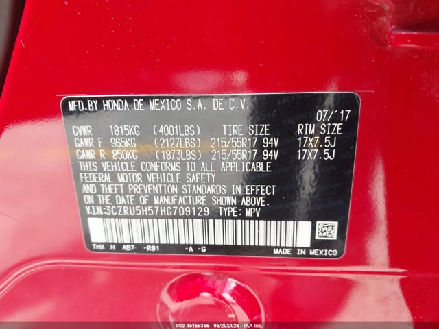 Honda HR-V Ex