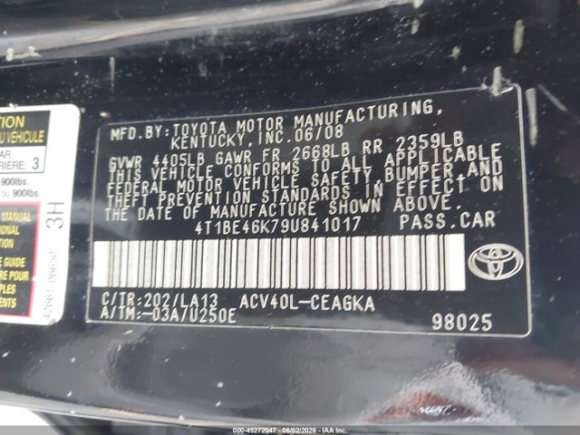 Toyota Camry Xle