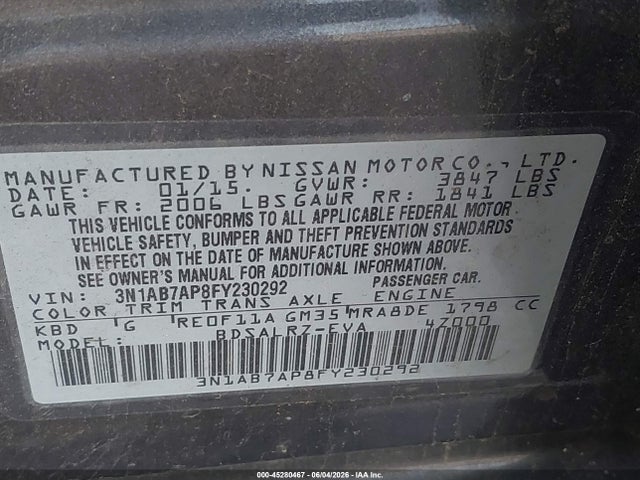 Nissan Sentra Sr