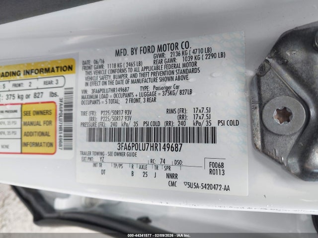 Ford Fusion Se