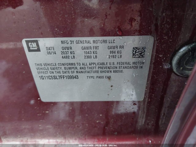 Chevrolet Malibu 1lt