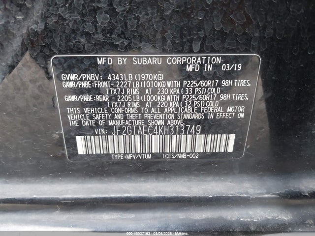 Subaru Crosstrek 2.0i Premium