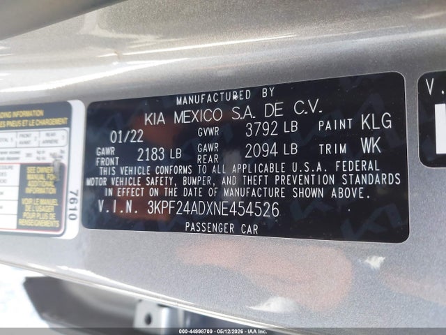 Kia Forte Lxs