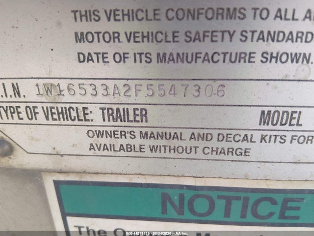 Wilson Trailer Co Trailer