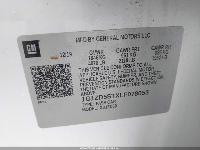 Chevrolet Malibu Fwd Lt